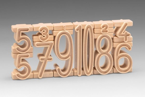 Wissner Holz Stapelzahlen Set 11 Stk.