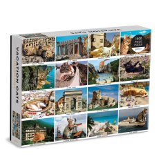 Puzzle Galison Chats en vacances 1500 pièces