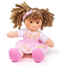 Bigjigs Toys Lalka szmaciana Rose 28 cm