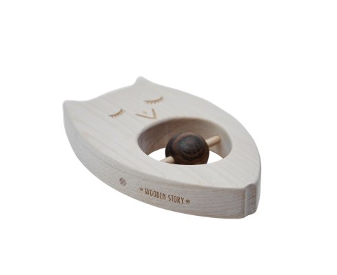 Wooden Story Zvečka - Sova