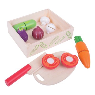 Bigjigs Toys Verduras para cortar en caja
