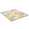 KINDERKRAFT Schaumstoff-Puzzlematte Luno Shapes 185 x 165 cm Gelb, 30 Stück, Premium