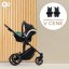 KINDERKRAFT SELECT Carucior combinat 3 in 1 Prime 2 Sandrose Beige, Premium