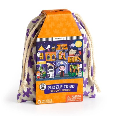 Mudpuppy Puzzle Kuća strave u platnenoj vrećici 36 dijelova