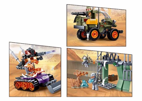 Sluban Atomic Storm M38-B1112B Base Militaire
