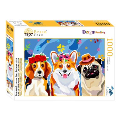 Brain Tree Puzzle Psia rodzinka 1000 elementów
