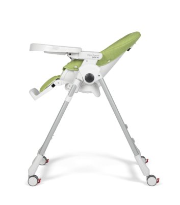 PEG PÉREGO Esszimmerstuhl Prima Pappa Follow Me Wonder Green 2022 + gratis Bar