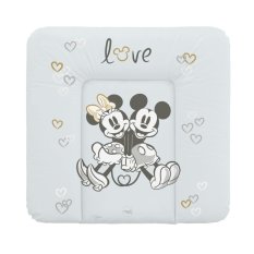 CEBA BABY Podložka přebalovací měkká na komodu (75x72) Disney Minnie & Mickey Grey