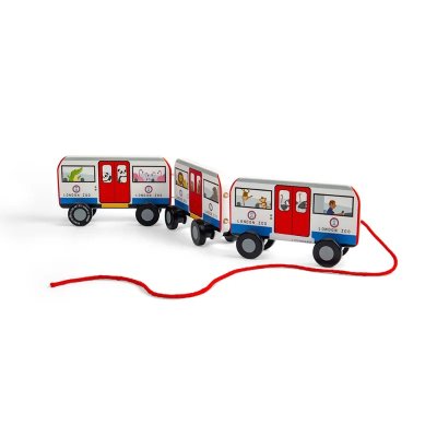 Bigjigs Toys Jucărie de tras Metroul londonez