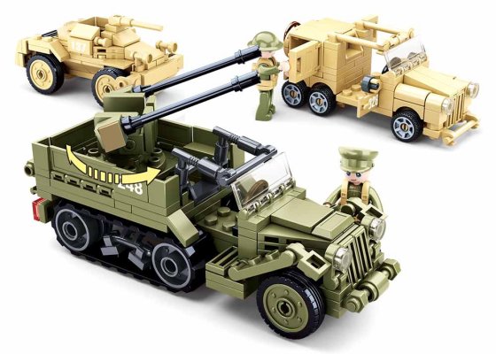 Sluban Army M38-B0812 Militärfahrzeuge