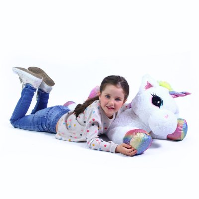 Rappa Gran unicornio de peluche Funkie 85 cm