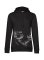Voedingshoodie Monkey Mum® zwart - aapje