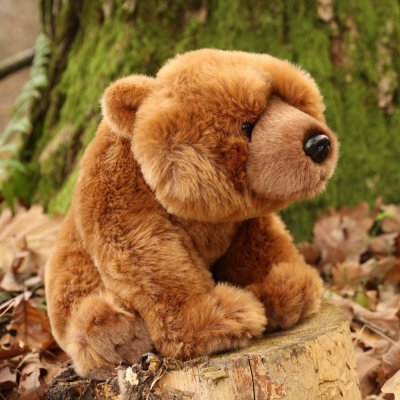 Rappa Urs de pluș grizzly așezat 30 cm ECO-FRIENDLY