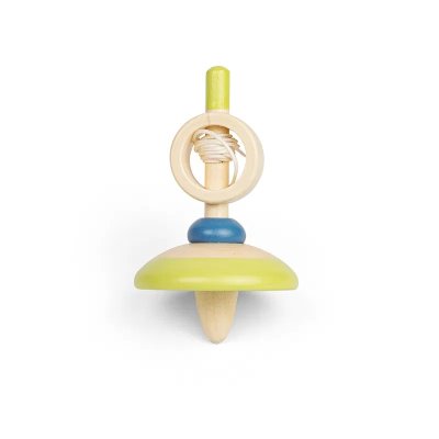 Bigjigs Toys Drveni zvrk s užetom 1 kom