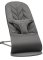 BABYBJÖRN Babywippe Bliss Anthrazit Petal Woven, dunkelgraues Gestell
