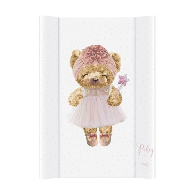 CEBA BABY Wickelauflage 2-seitig mit fester Platte (50x70) Comfort Fluffy Puffy Poly