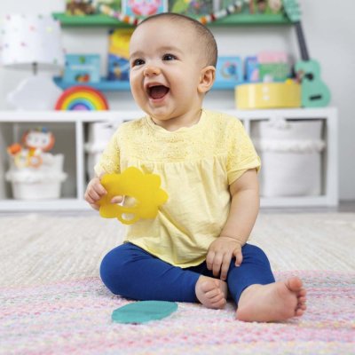 BRIGHT STARTS Teether 2 db Sunny Cumi, 3m+