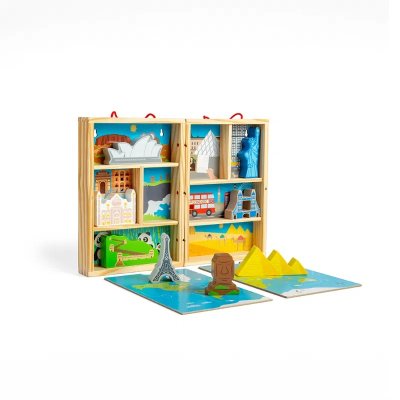 Bigjigs Toys Set da Viaggio in Legno