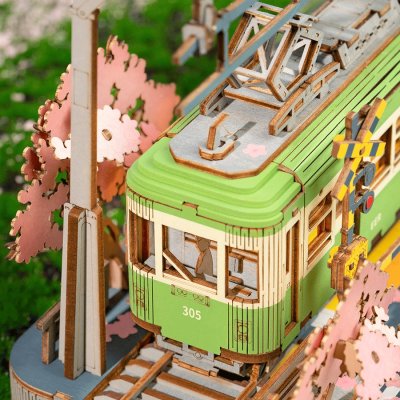 RoboTime 3D Holzbausatz Station mit Sakura