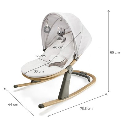 KINDERKRAFT Elsu Grey Liege, bis 9 kg