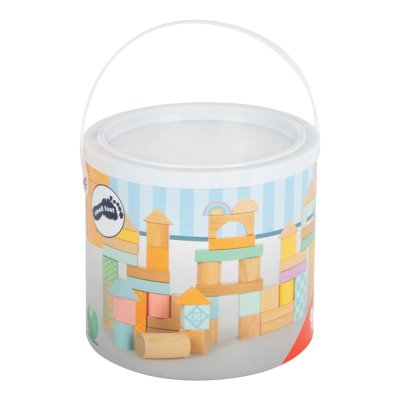 small foot Drewniane klocki pastelowe 50 szt.