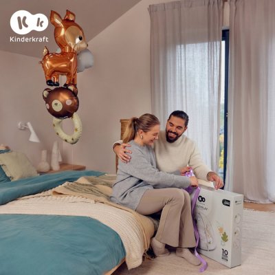 KINDERKRAFT Speelkleed met speelboog Cozyplay Lichtgrijs