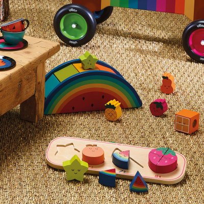 Vilac Holzlegepuzzle Wassermelone Andy Westface