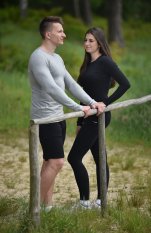 Damen T-Shirt DR dünn Outlast® - Schwarz