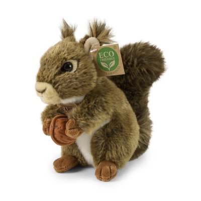 Rappa Écureuil en peluche avec noisette 17 cm ECO-FRIENDLY