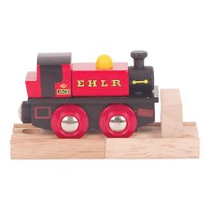 Bigjigs Rail Lesena replika lokomotive EHLR Jack
