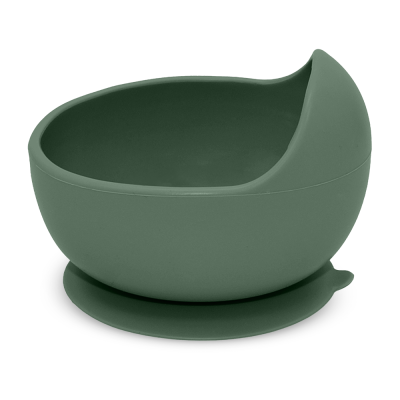 PETITE&MARS Miska silikonová s přísavkou Take&Match Misty Green 6m+
