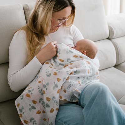 BABYONO Musselinwindeln Super Soft 3 Stück - Mint, 70x70 cm