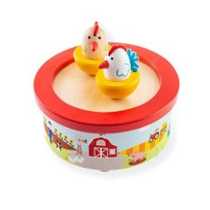 Bigjigs Toys Wooden Musical Farm Box