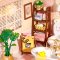 Puzzle 3D en bois RoboTime Miniature de maison de poupée Salle de bain pour filles