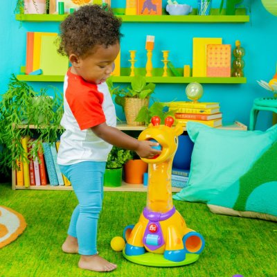 BRIGHT STARTS Musikspielzeug Giraffe Spin & Giggle™ 12m+