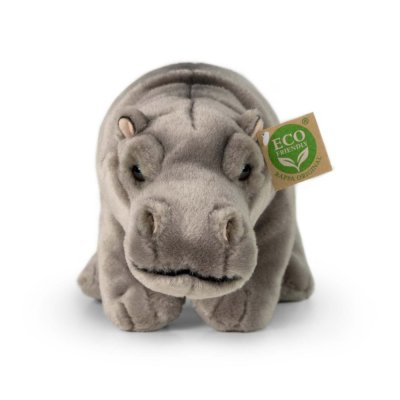 Rappa Pluszowy hipopotam stojący 30 cm ECO-FRIENDLY