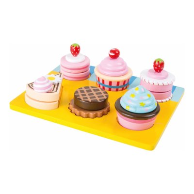 small foot Set süße Cupcakes