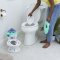 BRIGHT STARTS Kindertoilette mit Sound Stitch My Size Potty™ 18m+, bis 23kg
