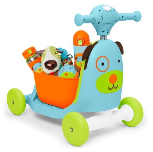 SKIP HOP Zoo bouncer 3 em 1 Ride-On Dog 12m+ até 20 kg