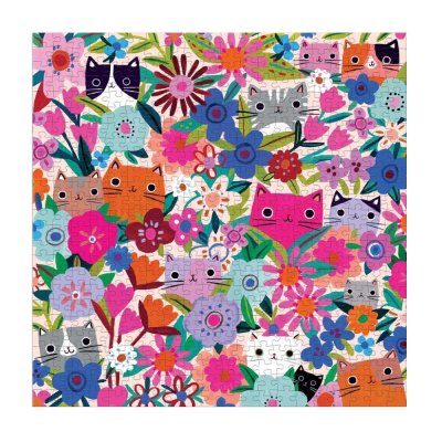 Mudpuppy Puzzle Gatti tra i fiori 500 pezzi