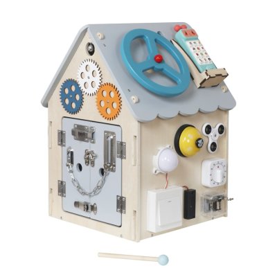 2Kids Toys Activity board Domek szary