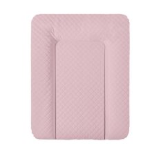 CEBA BABY Podloga za previjanje za komodu mekana (50x70) CARO Pink CEBA BABY