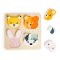 Bigjigs Toys Einlegepuzzle Zählen Tiere