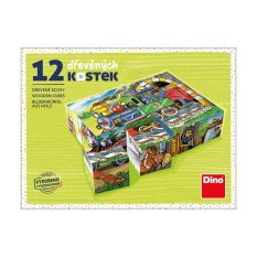 Dino Lesene kocke Lokomotiva