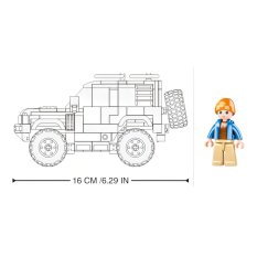 Sluban Model Bricks M38-B1015 SUV Anglais Attacker