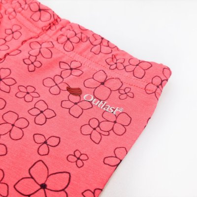 Legging dun PRINT Outlast® - aardbeibloemen