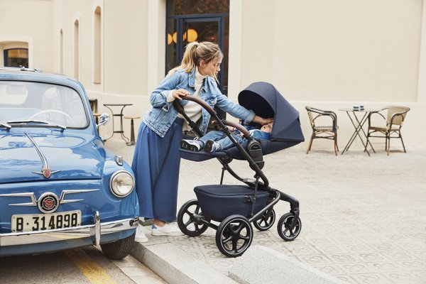 EASYWALKER Kombi-Kinderwagen Jimmey Indigo Blue XXL RWS