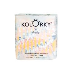 KOLORKY DAY Pannolini usa e getta eco, pennello L (8-13 kg) 19 pz
