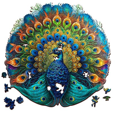 EscapeWelt Drewniane puzzle Paw 500 elementów