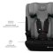 KINDERKRAFT Autosedačka I-Comfy i-Size (76 do 150 cm) Dark Grey